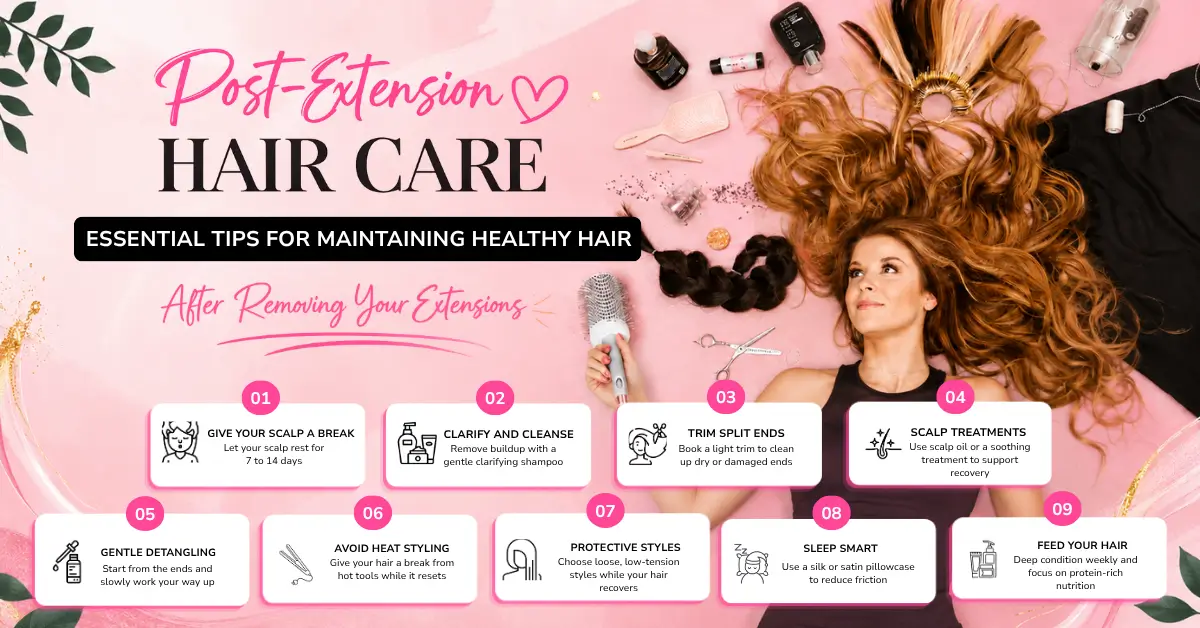 Post Extension Hair Care