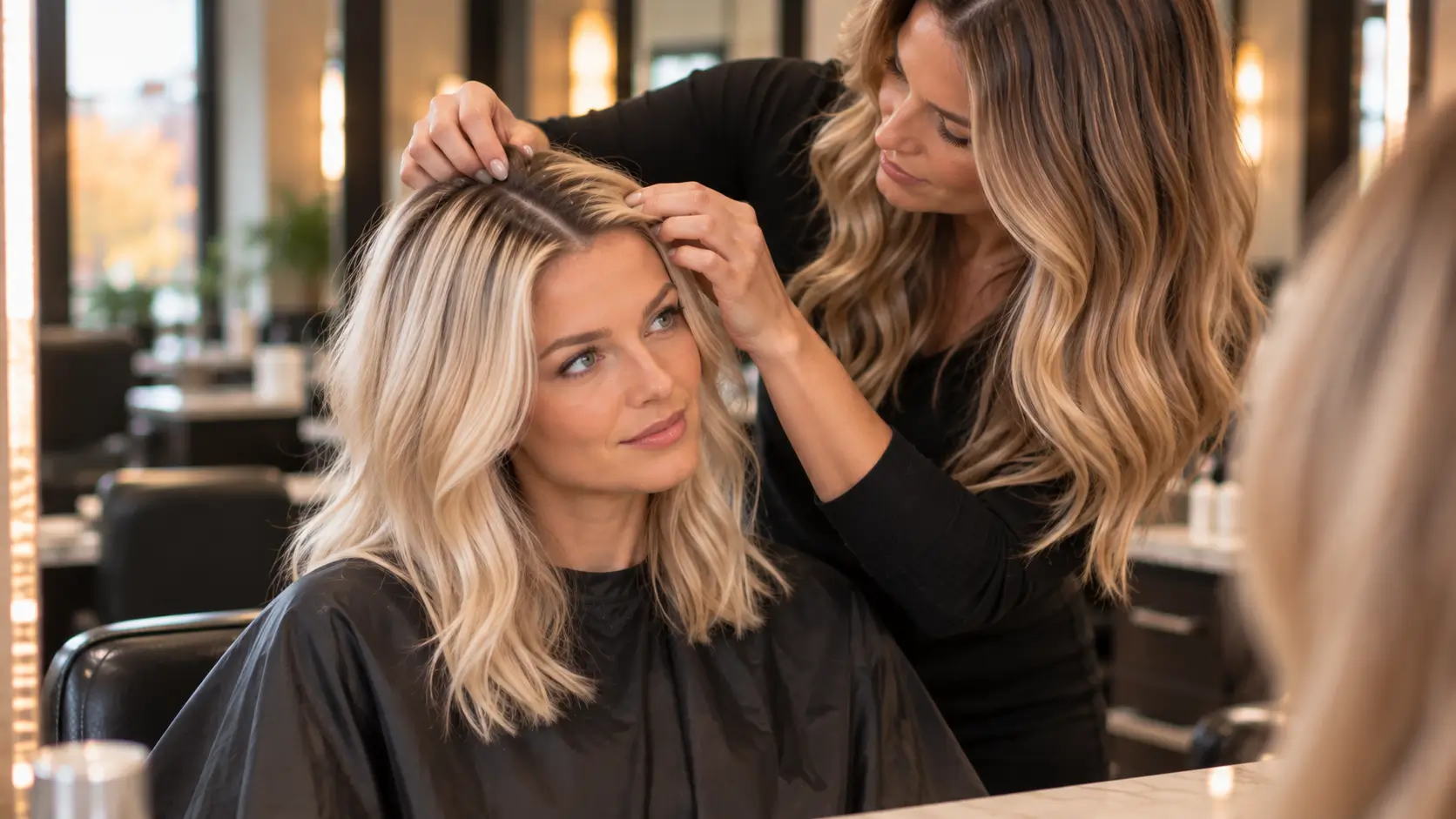 How often should I get my blonde roots touched up
