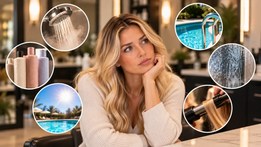 Thoughtful Blonde Hair Care in the Salon